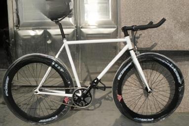 Cina 700C Deep Rim Fixed Gear Bike con telaio in lega di alluminio e vendita di biciclette OEM in vendita