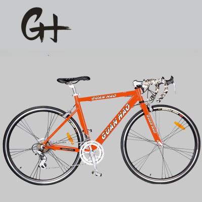 China Stem Threadless 700c CE Shimano 21S Aluminium Frame Taiwan Parts Road Bike voor mannen Te koop