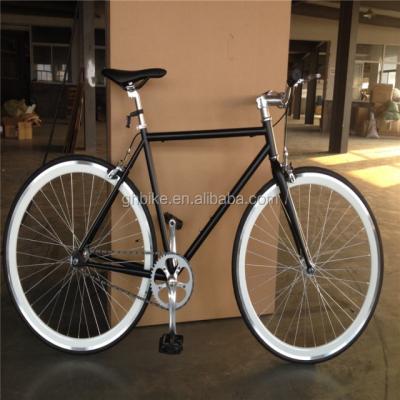 China Pedal Fixie Bike comum 700c Bicicleta de velocidade fixa única com freio duplo V à venda