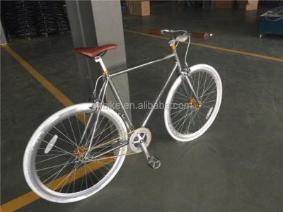 Κίνα 43 mm Alloy Rim 700C Fixed Gear Cycle με ηλεκτροπλαστική επιφάνεια και Chrome Steel Frame προς πώληση