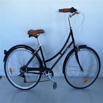 China Kenda 7 Speed Aluminium Bremse Lady Vintage Bike Retro Stil für Frauen Freizeitfahrten zu verkaufen