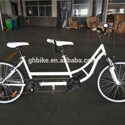 China Aluminiumlegering 21-snelheid dubbel zittende tandemfiets voor 23kg-rijders Te koop