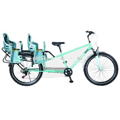 China 21 velocidades de engrenagem bicicleta tandem para dois pilotos design dobrável sem rodas de treinamento à venda