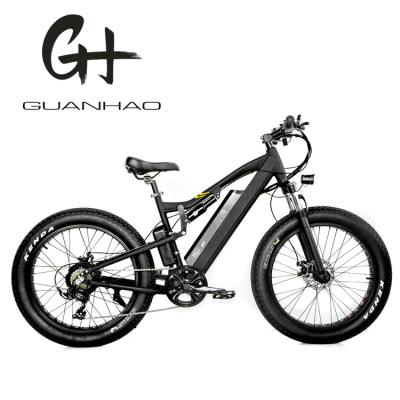 China 26*2.2 Kenda neumático 48V 17AH de suspensión completa bicicleta de montaña eléctrica 1000W BaFang motor en venta