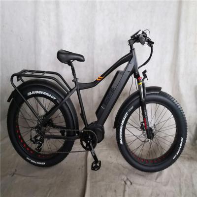 Κίνα Ενηλίκων Fat Tire Cycle E Ebike Ηλεκτρικό ποδήλατο 48V 1000W 21A Κεντρική Μέση κίνηση κινητήρα 26 ίντσες προς πώληση