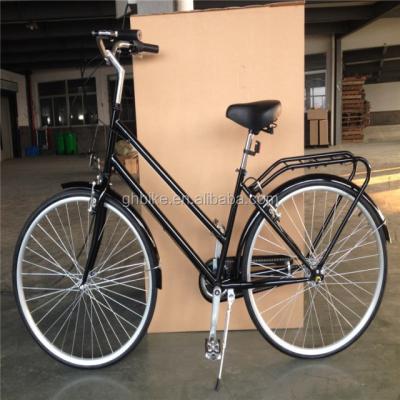 China 17kg Zwart Kleur 3 versnelling City Bike voor vrouwen City Bike Dames Bikes Zwart Kleur Te koop