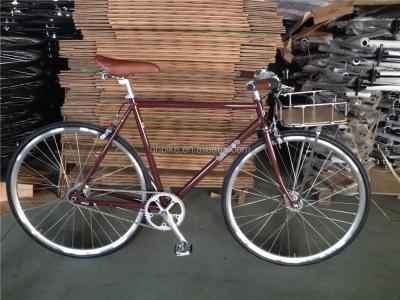 Κίνα Εσωτερική 5 ταχύτητες Vintage City Bike 700C για άνδρες μεγέθος τροχών και Nexus 3 ταχύτητες Retro Bikes προς πώληση