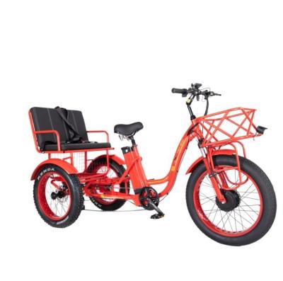 China 48V E Trike 3 Wheel 750 Watt Fat Tire Rickshaw with Bafang 750W Motor and Performance for sale