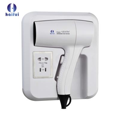 China Luxury Hotel Bathroom Guest Room W Wall Mount 1200 Cool And Warm Wind Hair Dryer Ionic Wholesale for sale