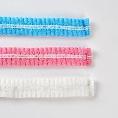 China Free Shipping Non Woven Disposable Band Clip Cap Nonwoven Products PP Nonwoven Fabric Surgeon Hats Head Cover for sale