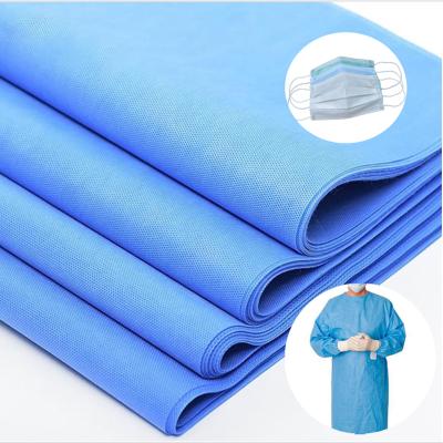 China Waterproof easy to use disposable medical face protective nonwoven fabric pp for medical thing for sale