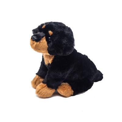 China Plush Soft Stuffed Toy Cute Black Dog Plush Toy Soft Stuffed Animal Birthday Gift For Kids Baby Childdren Good Quality Toys for sale