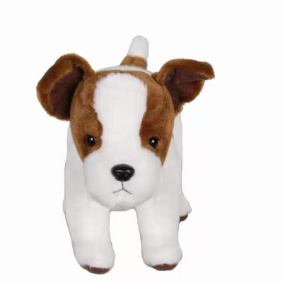 China Soft Plush Stuffed Toy Animal Fashion Puppy Creative Birthday Gift Jack Russell Terrier Puppy Doll Stuffed Toy Plush Dogs Toys Soft for sale