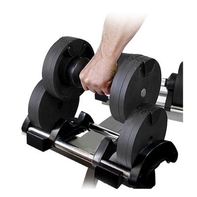 China High Quality Universal Weight Training Custom And Rack Iron Master 20kg 32kg Adjustable Dumbbells To Have Physique for sale