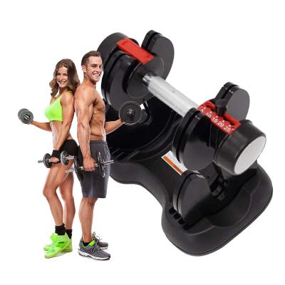 China Universal Most Fashionable Good Quality Gym Equipment Adjustable Urethane 25LBS Dumbbell Set for sale