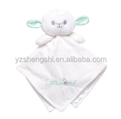 China Gift/plush sheep baby blanket blanket for use/stuffed plush toy sheep with comforter for baby for sale