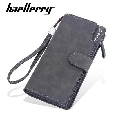 China Others Baellerry Men's Long Wallets Card Holders Large Capacity Male Purse Phone Pocket Luxury Men's Wallet Latch Purse for sale