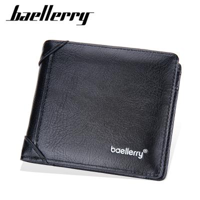 China Other New Baellerry Men's Wallets Brand Card Holder Customized Short Male Photo Holder Coin Wallet Classic Men's Purses for sale