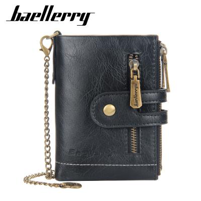 China Other New Men's Wallets 11 Card Holder Men Short Pinch Male Purse High Quality Cartera Double Zipper Coin Pocket for sale