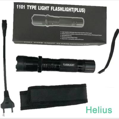 China High Power 1101 Police Self Defense Waterproof Tactical Military Flashlight Super Bright Emergency Torch Electric Flashlight for sale