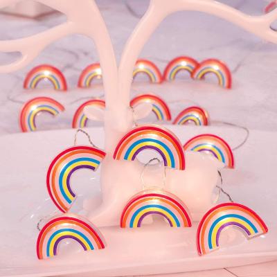 China USB Battery Operated 30led Decorative Rainbow String Lights W/remote 10ft Plug In Outdoor Led Christmas Light Wholesale for sale