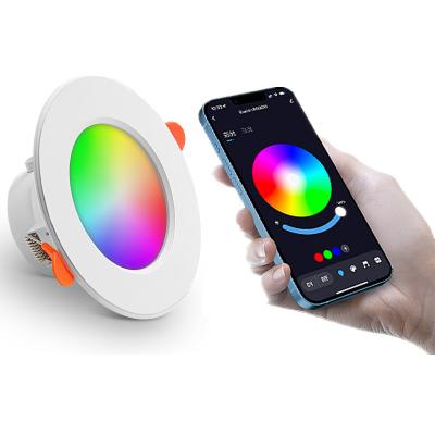 China Free Sample 16 Modern App Voice Modes Stage RGB Remote Control Frameless Panel Lamp Timer Seting Panel Warning Lights for sale