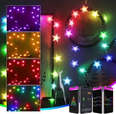 China String Light App Control Color Changing 20 Modes Dimmable Mini Twinkle Music Sync Line for Led Christmas Tree Lights Decorative Lighting for sale