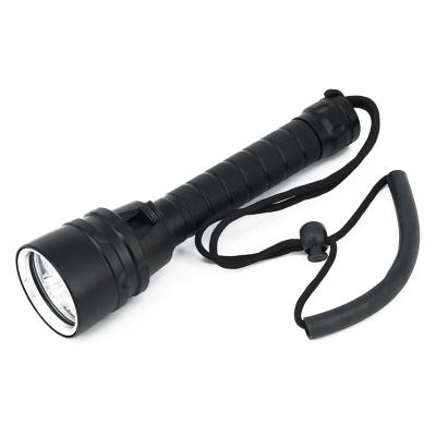 China High Quality 100m Torch T6 Underwater Scuba Torch Emergency Safe Diving Torch For Underwater Sports Fishing Diving Outdoor Mount Flashlight for sale