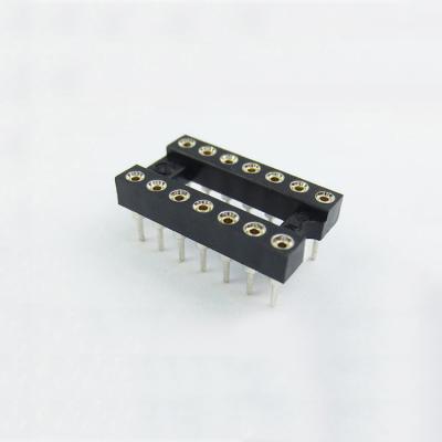 China PCB Factory Customized Pitch 6~64 Pins Socket Standard IC Sockets 1.778mm 2.54mm for sale