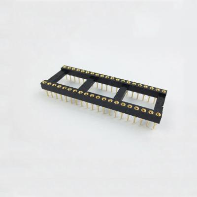 China PCB Fine Quality Standard Pitch 1.778mm 2.54mm Socket 6~64 Pins Socket IC Sockets for sale