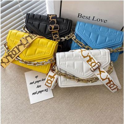 China 2022 Fashion Factory Supply Newest Fashion Ladies Single Shoulder Square Cross - Body Bag Luxury Purse And Handbag For Woman for sale