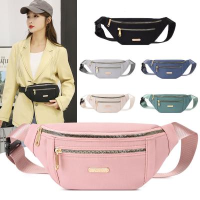 China 2022 Custom Made Women/Men Ultra Light Anti-theft Fanny Pack Waist Bags For Designer Canvas Fashion Cross Body Chest Bag Belt for sale