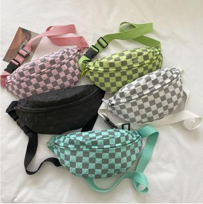 China 2022 Hot Sale Fanny Pack For Women Luxury Designer Print Sport Messenger Waterproof Portable Nylon Waist Bag Anti-theft Stylish for sale