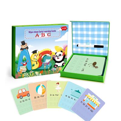 China Kids Paper Toys Drawing Early Educational Game Learning Pen Control Training Card Discovery Book For Children for sale