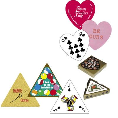 China Any Custom Card Shapes Plastic Paper Prints One Play for sale