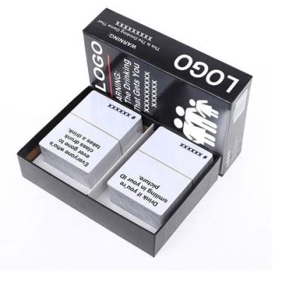 China Paper Manufacturer Wholesale Factory OEM Custom Luxury Smart Drinking Card Game for sale