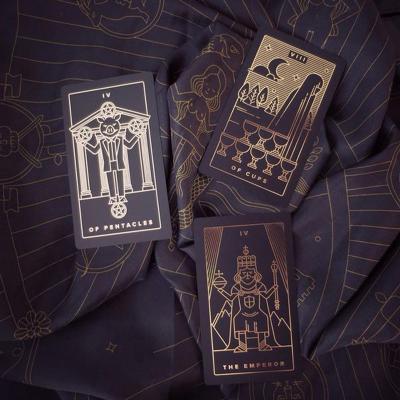 China High quality printed paper board games with custom tarot for sale