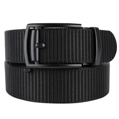 China Durable High Strength Black Nylon Daily Heavy Duty Adjustable Webbing Military Tactical Belt Army Tactical Belt for sale