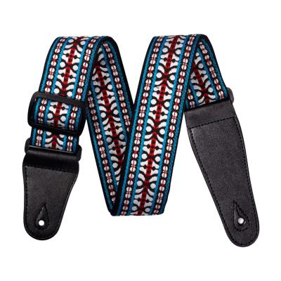 China Wholesale Adjustable Guitar Strap Weave Variety Hot Selling Custom Guitar Jacquard Strap for sale