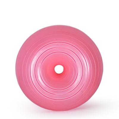 China Apple Factory Price Non-Toxic Yoga Ball Home Use Donuts Yoga Ball For Woman Yoga Massage Ball for sale