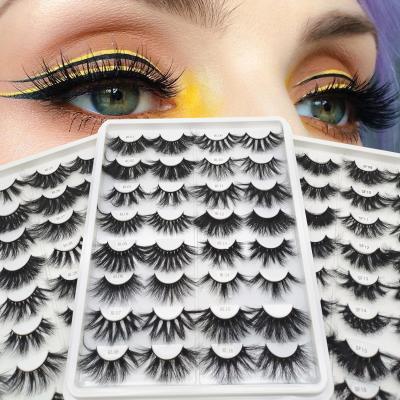 China Wholesale volume criss-cross 25mm luxury, 25mm 3d 5d mink eyelashes 5d mink lashes3d bulk seller lashes 30mm for sale