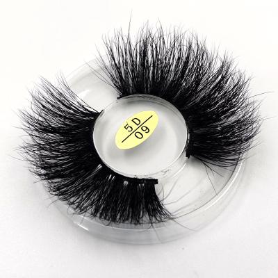 China New arrival 3d mink lashes crisscross real mink lashes 3d mink lashes 25mm lashes with private label box for sale