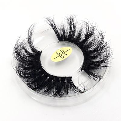 China 25-30 Times Double 3D Mink Eyelashes Wholesale High Quality 25mm Mink Eyelashes Real Mink Eyelashes for sale