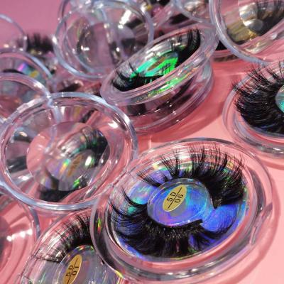 China 3D Layered Mink Eyelash 25mm 5d Mink Vendor Fake Mink Eyelashes for sale