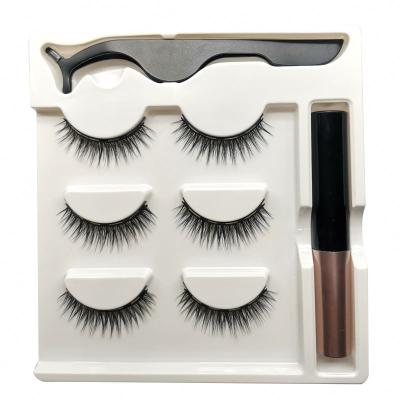 China Wholesale Reusable Eye Liner For Magnetic Eyelashes With Lashes Bundles Custom Box for sale