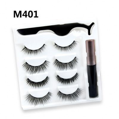 China Reusable Private Label Cruelty Free Liquid Eyeliner Mink False Lashes Magnet Magnetic Eyelashes Packaging for sale