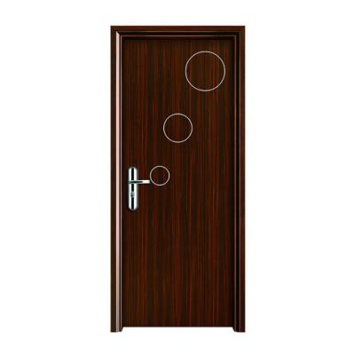 China Waterproof Modern MDF Solid Wood Composite Waterproof Internal Doors Hotel Door House Simple Single Wooden WPC Doors For Bedroom for sale