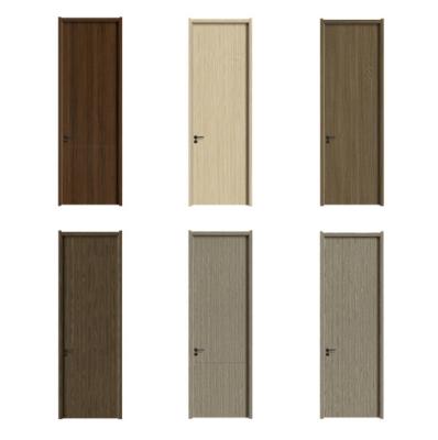 China Waterproof Popular hot sale timber door environmental protection modern door interior room solid wood door for sale