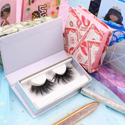 China Best Long Lasting Lashes Natural 3d Mink Fur Lashes With Custom Beautiful Individual Cotton Long Black Stripe Boxes for sale