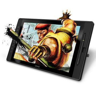 China Drawing/E-signature/Gameplay veikk vk1560 graphics tablet Drawing Pen Monitor with battery-free pen for sale